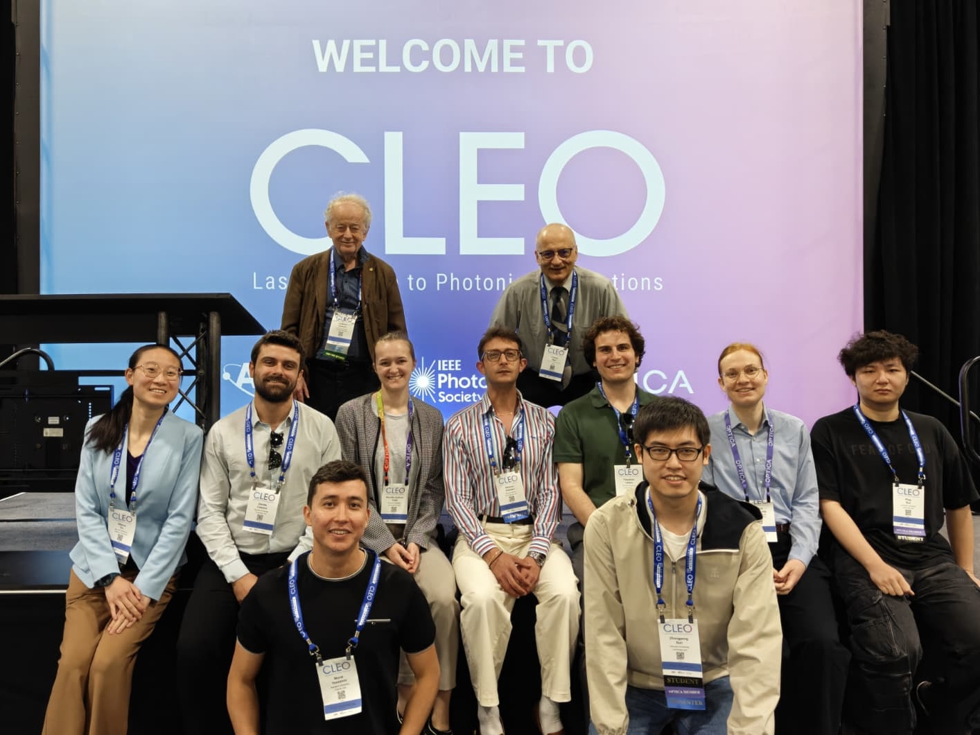 Members of the Capasso group at CLEO2026
