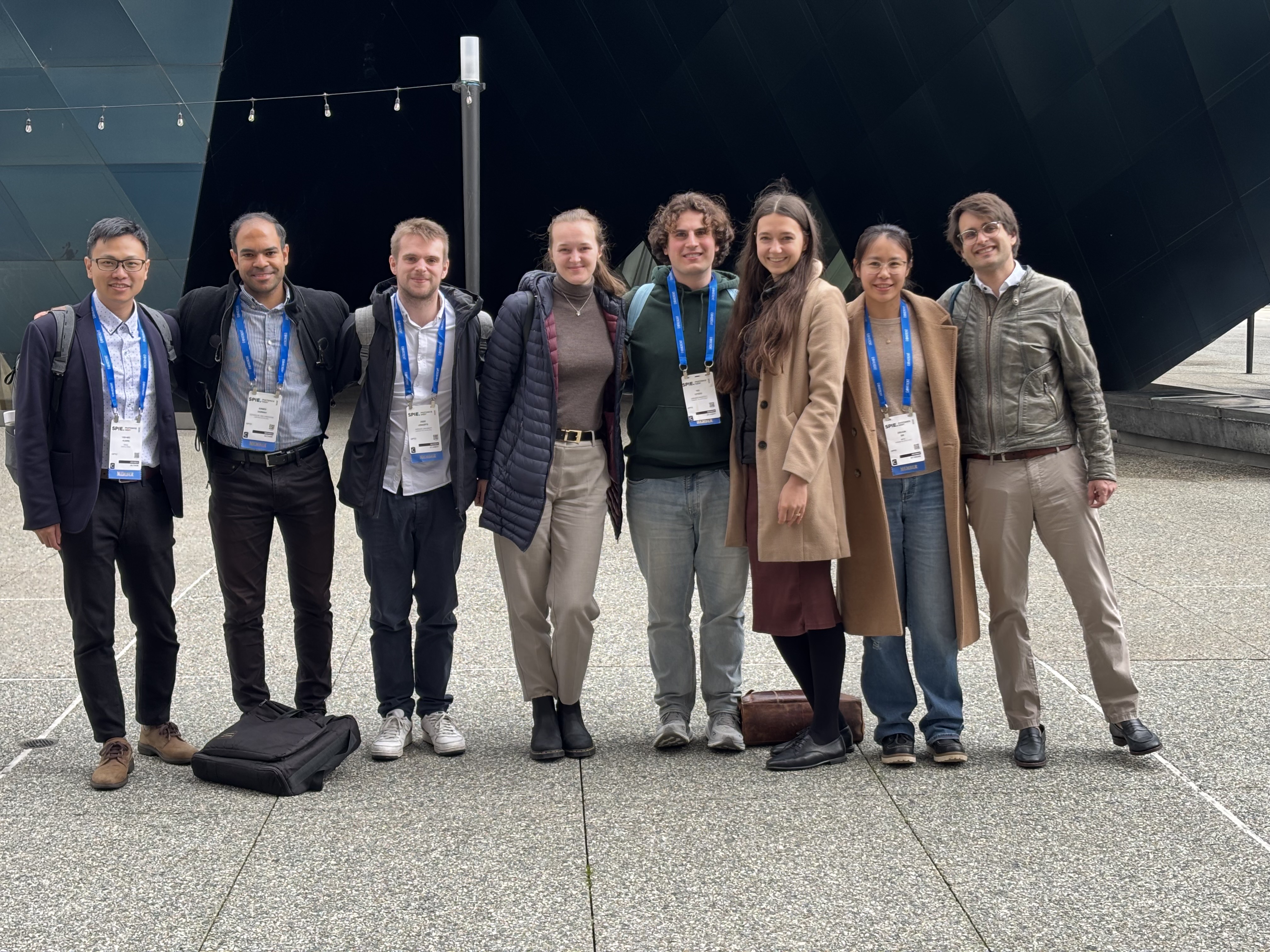 Current and former members of the Capasso group at SPIE Photonics West