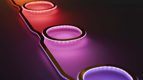 Artistic rendering of tunable ring laser