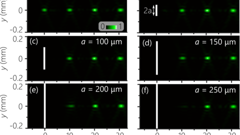 Experimental demonstration of self healing of Montgomery pattern