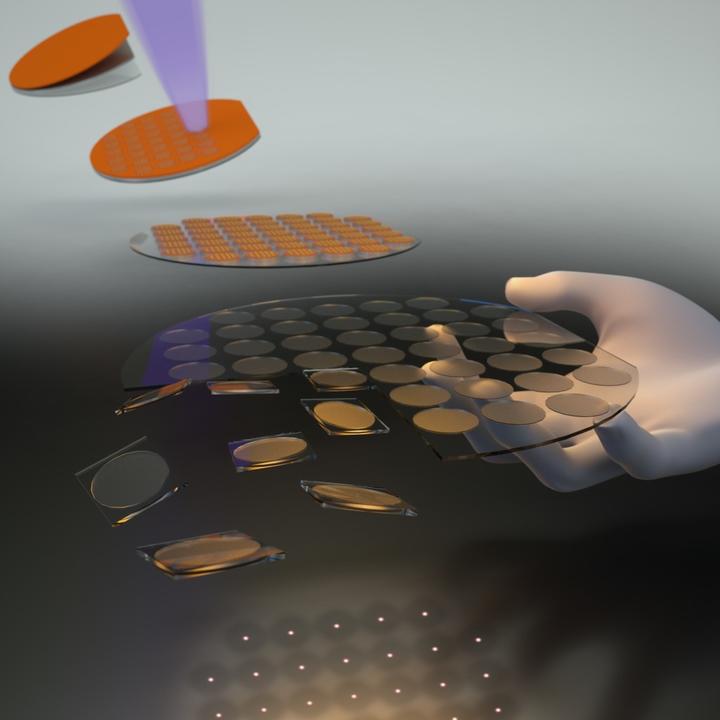 Large metalens