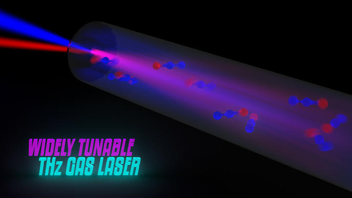 Laughing gas laser